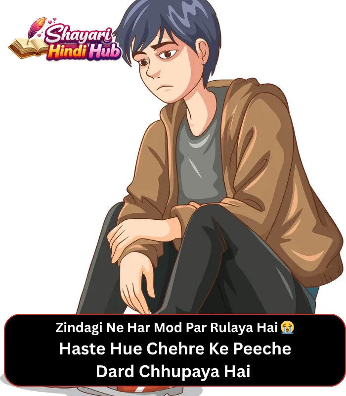 Sad Shayari😭 Life 2 Line English